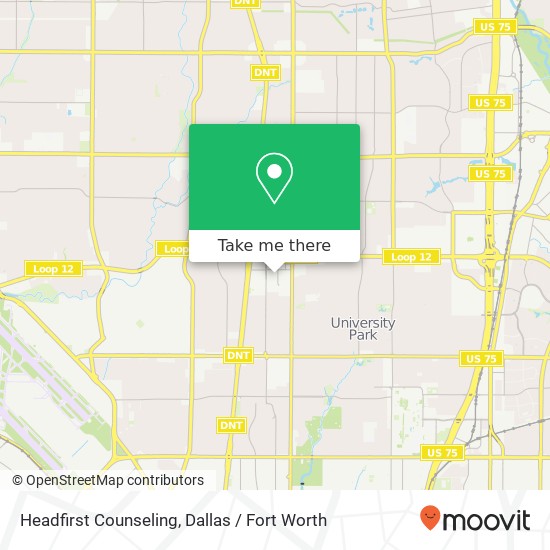 Headfirst Counseling map
