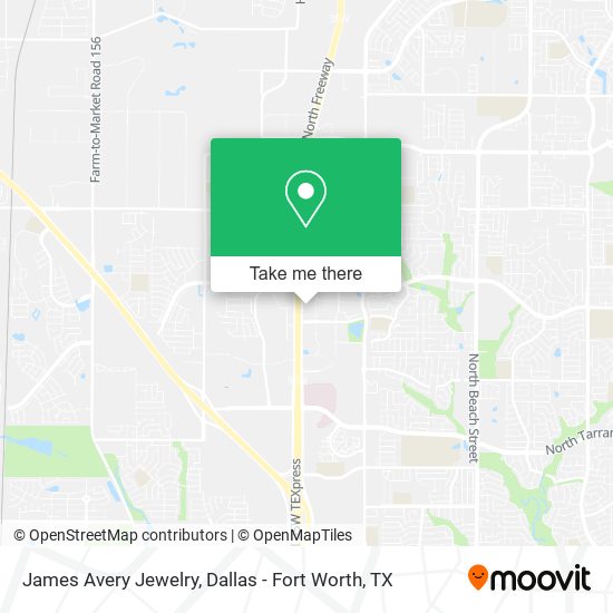 James Avery Jewelry map