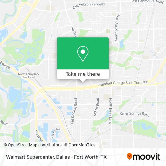 Mapa de Walmart Supercenter