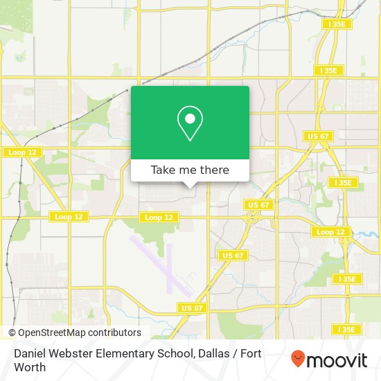 Daniel Webster Elementary School map