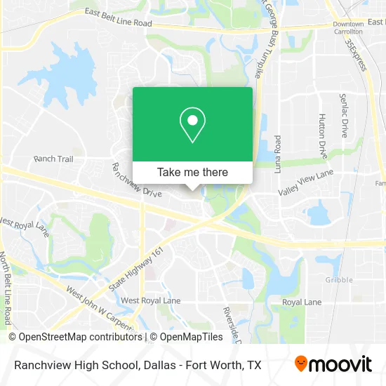 Ranchview High School map