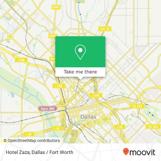 Hotel Zaza map