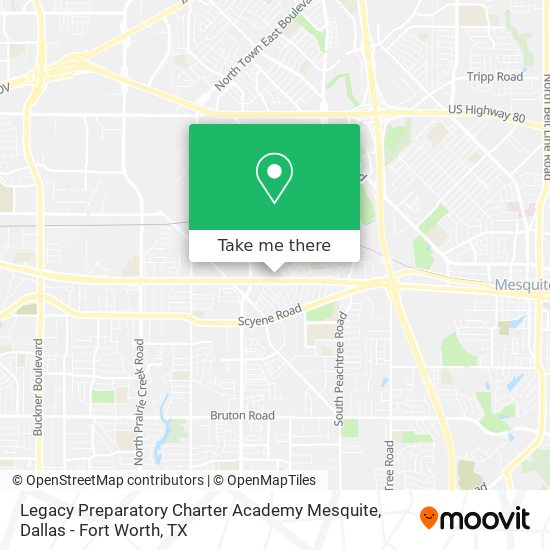 Legacy Preparatory Charter Academy Mesquite map