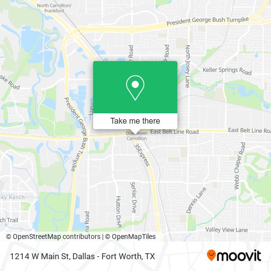 1214 W Main St map