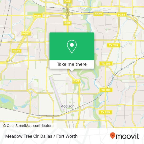 Meadow Tree Cir map