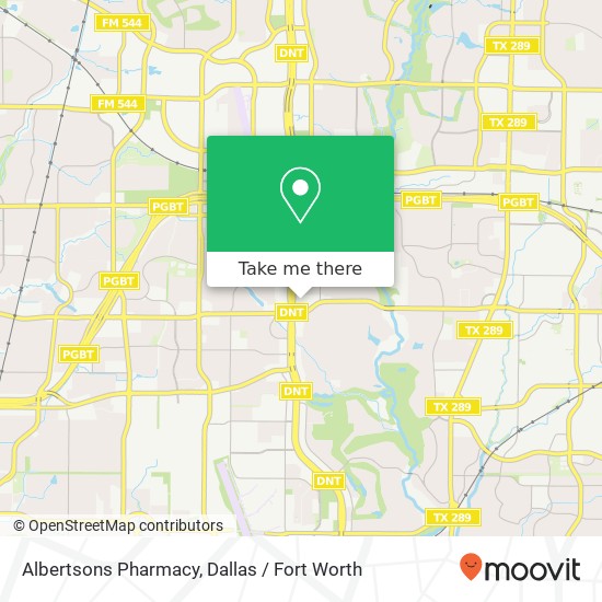 Albertsons Pharmacy map