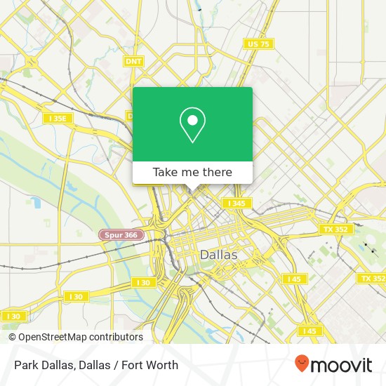 Park Dallas map