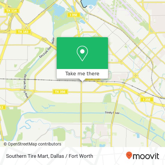 Southern Tire Mart map