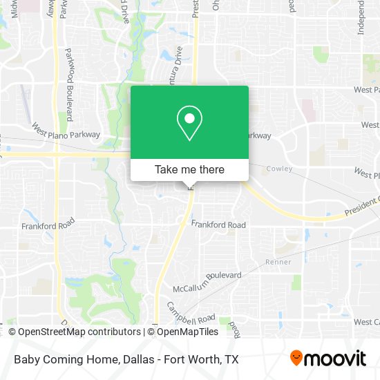 Baby Coming Home map