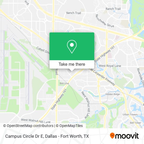 Mapa de Campus Circle Dr E