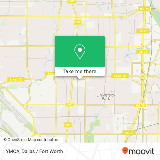 YMCA map