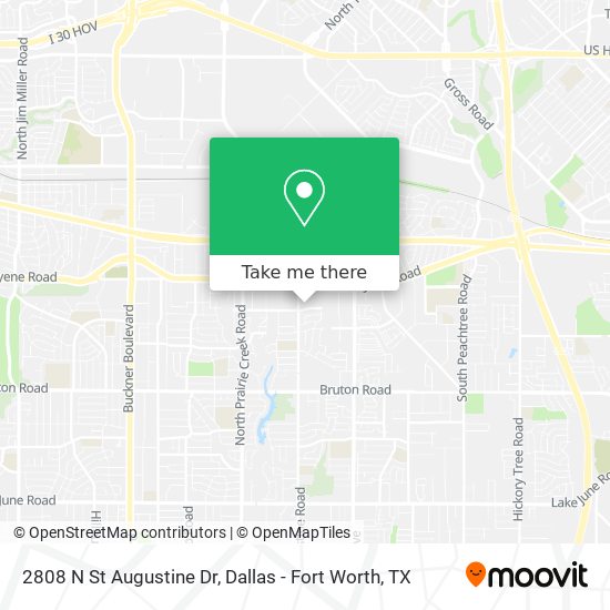 Mapa de 2808 N St Augustine Dr