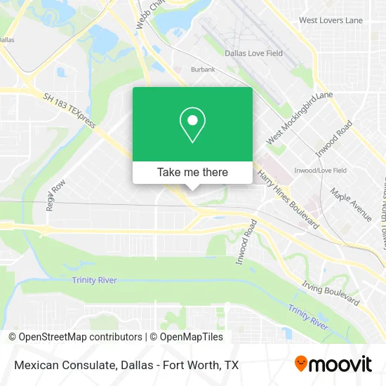 Mapa de Mexican Consulate
