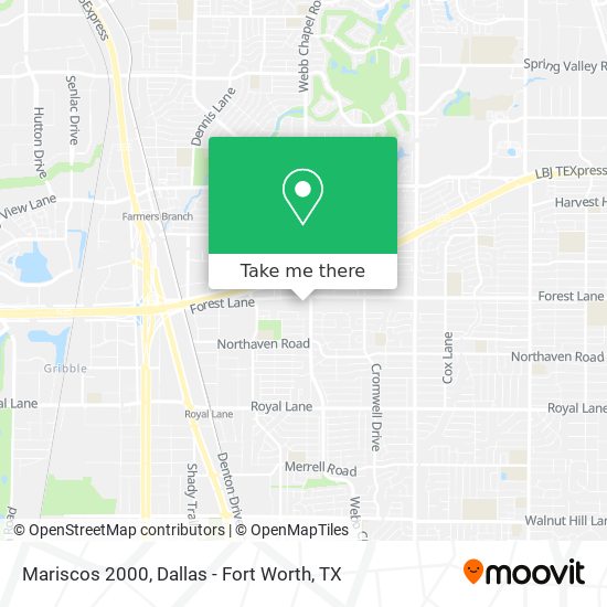 Mariscos 2000 map