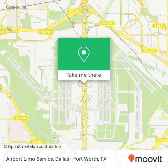 Mapa de Airport Limo Service