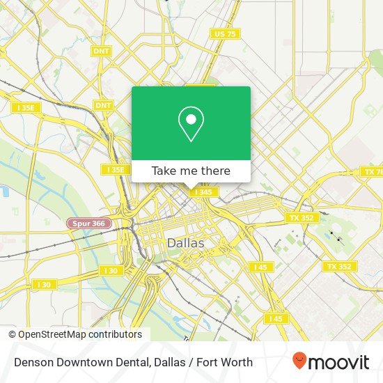 Denson Downtown Dental map