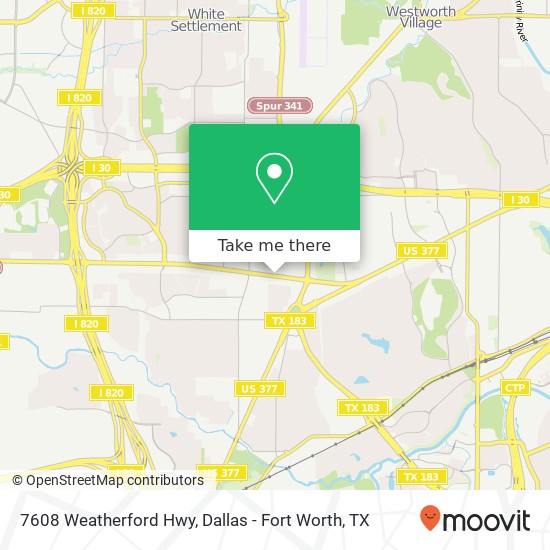 7608 Weatherford Hwy map