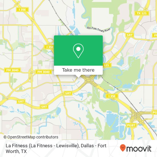 La Fitness (La Fitness - Lewisville) map