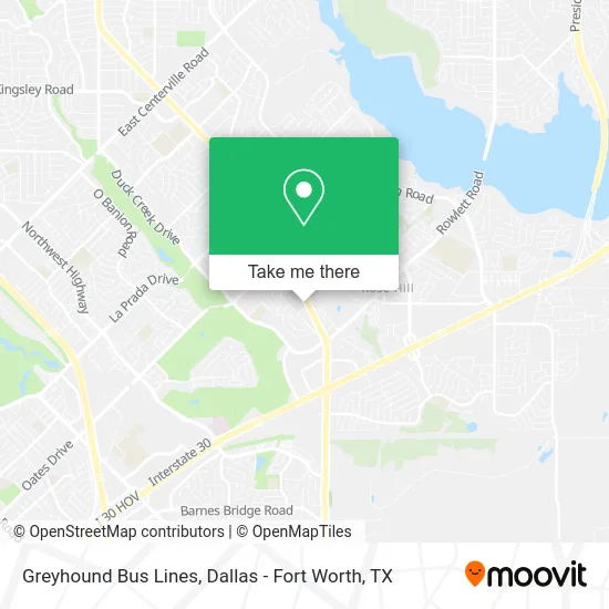 Greyhound Bus Lines map