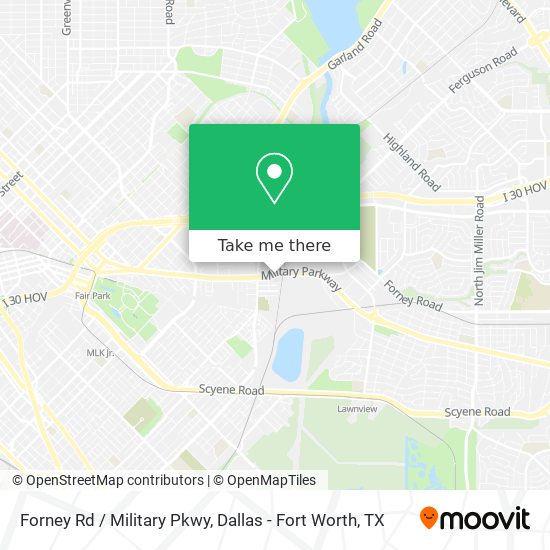 Mapa de Forney Rd / Military Pkwy