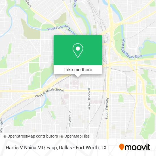 Harris V Naina MD, Facp map