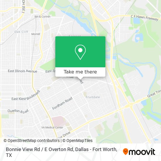 Bonnie View Rd / E Overton Rd map