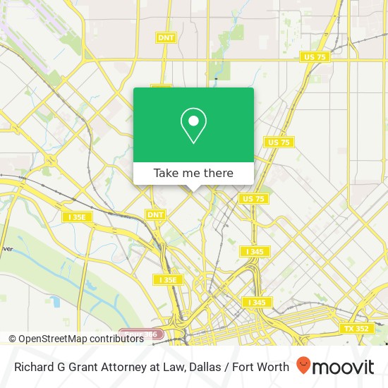 Richard G Grant Attorney at Law map