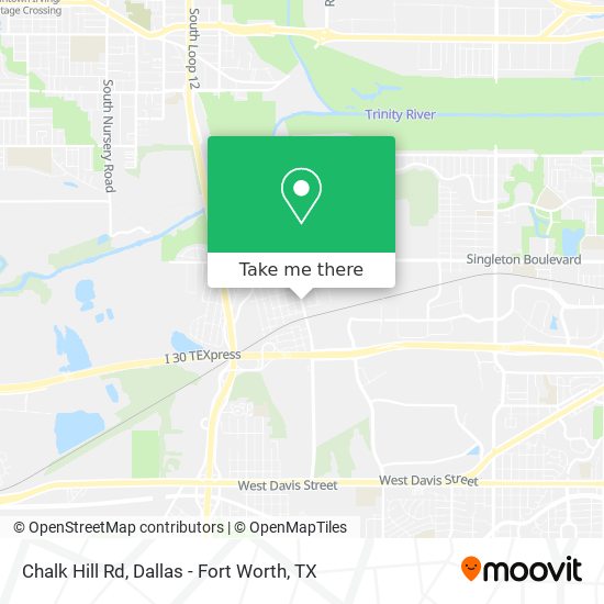 Chalk Hill Rd map