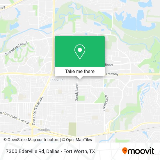 7300 Ederville Rd map