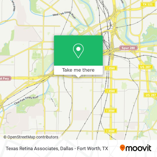 Mapa de Texas Retina Associates