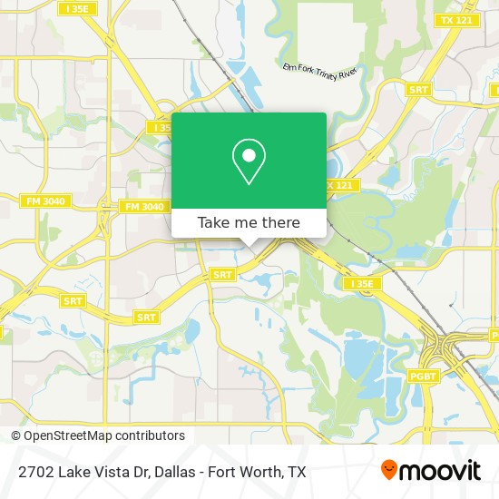 Mapa de 2702 Lake Vista Dr