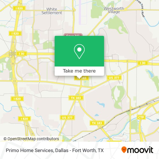 Primo Home Services map