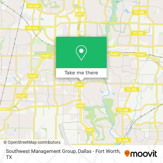 Southwest Management Group map