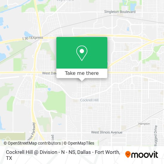 Cockrell Hill @ Division - N - NS map
