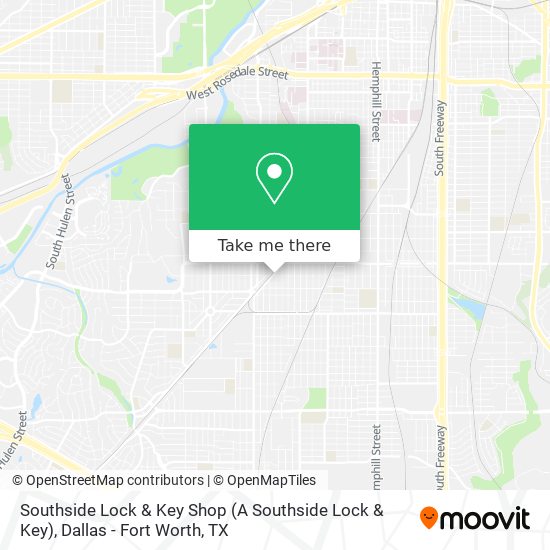 Mapa de Southside Lock & Key Shop