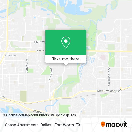 Chase Apartments map