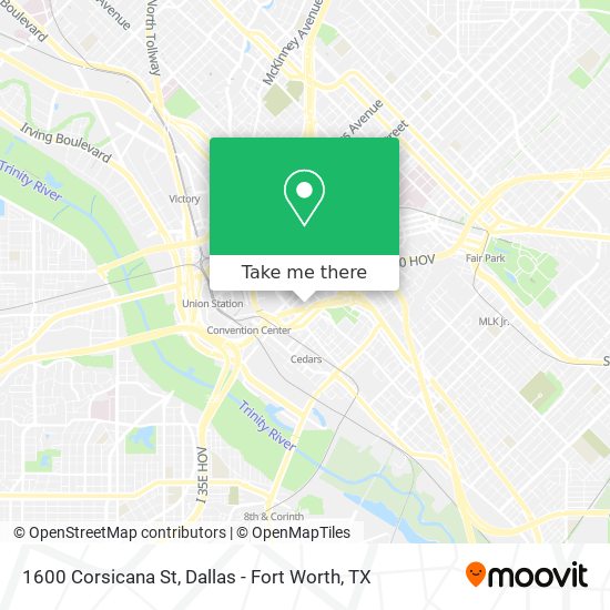 1600 Corsicana St map