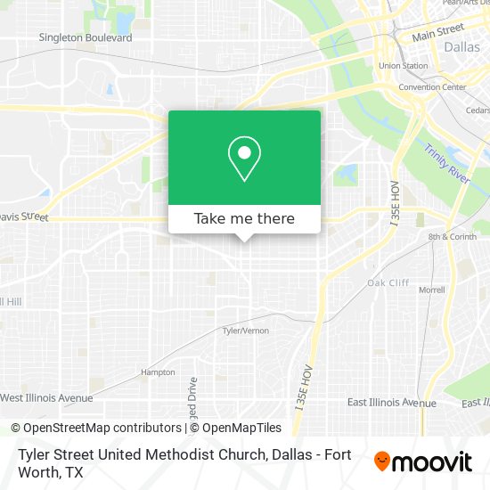 Tyler Street United Methodist Church map