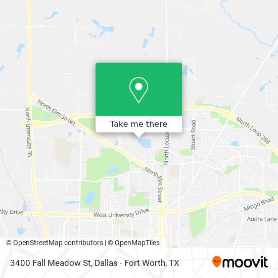 3400 Fall Meadow St map