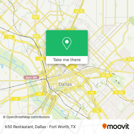 Mapa de 650 Restaurant