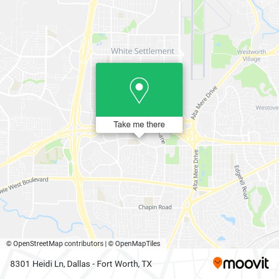 8301 Heidi Ln map