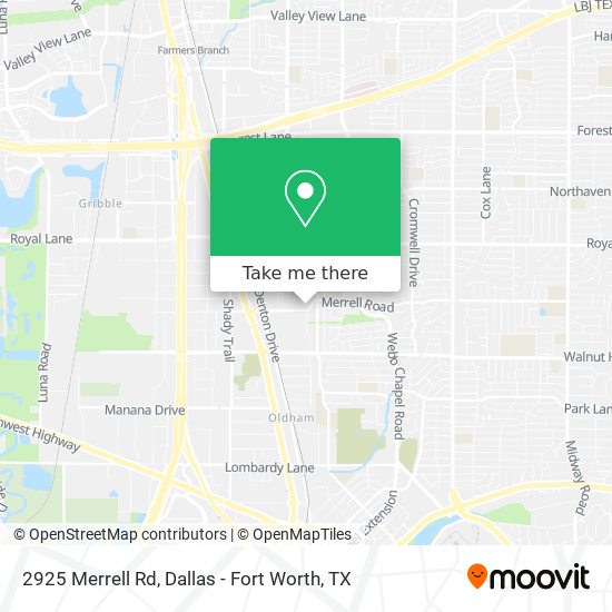 Mapa de 2925 Merrell Rd