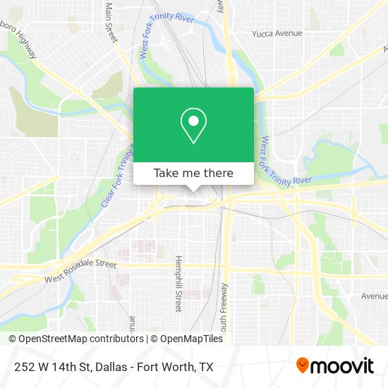 252 W 14th St map