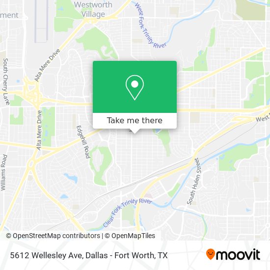 Mapa de 5612 Wellesley Ave