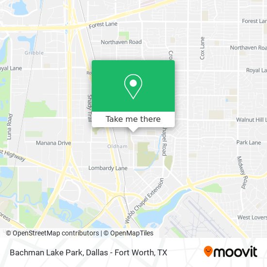 Bachman Lake Park map