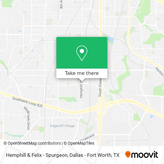 Mapa de Hemphill & Felix - Spurgeon
