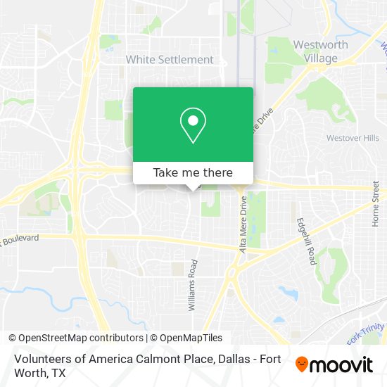 Volunteers of America Calmont Place map