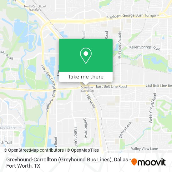 Greyhound-Carrollton (Greyhound Bus Lines) map