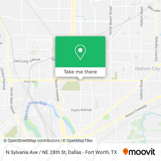 N Sylvania Ave / NE 28th St map