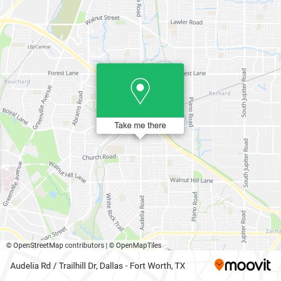 Audelia Rd / Trailhill Dr map